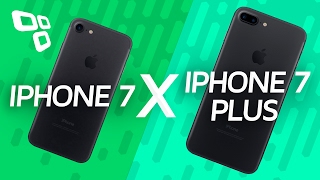 Comparativo iPhone 7 vs iPhone 7 Plus  TecMundo [upl. by Shawna]