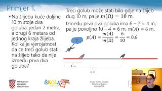 Matematika 2 r SŠ  Geometrijska vjerojatnost [upl. by Anividul397]