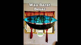 Wau Bulan Traditional  Wau Terengganu MalaysianKite kite [upl. by Ayiotal568]