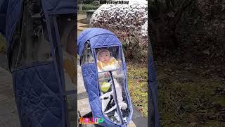 Is Bad Weather Stopping Your Stroller Walks Try the Stroller Rain CoverShorts [upl. by Schaumberger]