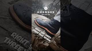 Grenson Fred Boots 3 years of wear 1 minute review [upl. by Aynna375]