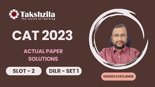 CAT 2023 Solutions  Slot 2  DILR  SET 1  Takshzila  CAT 2024 [upl. by Raseta689]