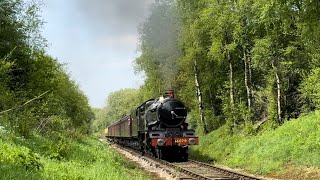 4079 Pendennis Castle’ at Bradnop Churnet Valley [upl. by Ateekahs]