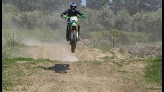 kawasaki klx 650r giro enduro [upl. by Rella]