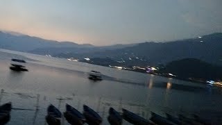 Fewa taal  an evening in lake side  beautiful Pokhara [upl. by Bron]