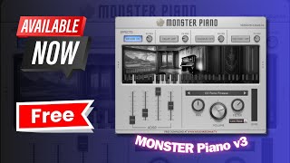 FREE PIANO VST Instruments  MONSTER Piano v3 by Agus Hardiman  Sound Demo [upl. by Arbe765]