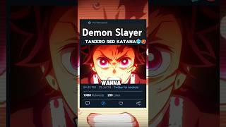 The Red Katana nightcore anime tanjiro demonslayer [upl. by Tegan659]