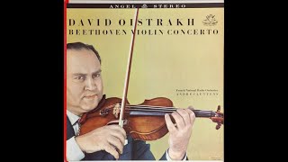 Oistrakh amp Cluytens  Beethoven  Violin Concerto in D Op61 1958 [upl. by Oneg]