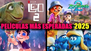 7 PELÍCULAS ANIMADAS MÁS ESPERADAS del 2025 [upl. by Holms]