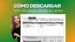 Paso a paso descarga tu talón de pagos  Pensiones ISSSTE [upl. by Viveca]