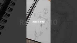 toji drawing anime art shorts youtubeshorts viralvideo trending fyp video draw [upl. by Annahsirhc]