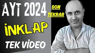 AYT 2024 İNKLAP TARİHİ FULL SON TEKRARSORU CEVAP [upl. by Yi626]