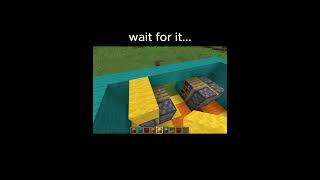 Comment construire une porte secrète sur Minecraft  minecraft gaming minecraftbuilding [upl. by Giralda236]