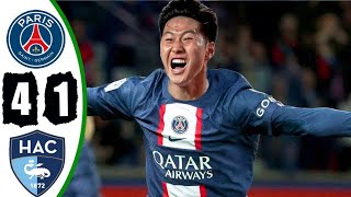 PSG vs Le Havre 41  Hіghlіghts amp All Gоals 2023 HD [upl. by Annia219]