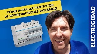 ELECTRICISTA INSTALA PROTECTOR SOBRETENSIONES TRIFÁSICO  EXPLICACIÓN CUADRO ELÉCTRICO [upl. by Barbabas]