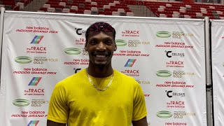 Fred Kerley Before 60m Indoor Debut vs Noah Lyles quotIf This Is His House He Has To Prove It To Mequot [upl. by Nudd]