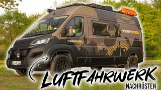 Das ist Geil 🤩 Fiat Ducato Campervan bekommt ein Luftfahrwerk MIT Niveauregulierung [upl. by Nahseez229]