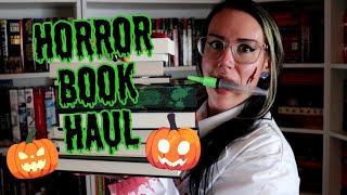 Whats Lurking in My Spooky October Book Haul 💉💚🎃 [upl. by Hserus]