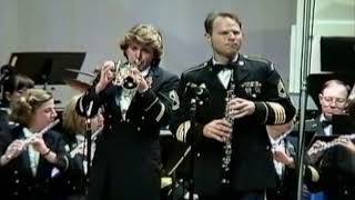 Johann Wilhelm Hertel Concerto for Oboe and Trumpet Mvt 3 USAFB and Soloists [upl. by Gerianne980]