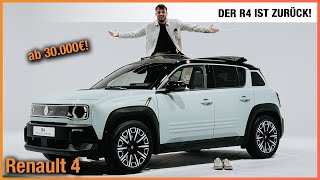 Renault 4 im Test 2025 Weltpremiere Der R4 ist zurück Review  Innenraum  Iconic  ETech Preis [upl. by Lathe]