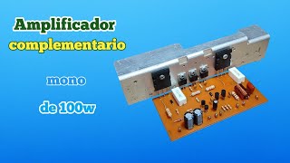 Amplificador De 100W un amplificador clase profesional [upl. by Htiekal746]