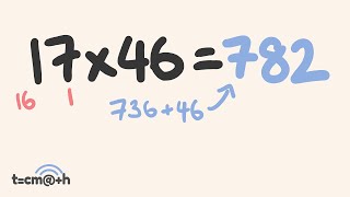 Multiplication Trick  A Different Way to Multiply [upl. by Mouldon406]