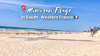 Mimizan plage  Plage de Contis  Southwestern France beach 🇫🇷 [upl. by Brig]