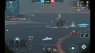 World of Warships Blitz  Tier 5 German Battleship Derfflinger 01 [upl. by Abbi]