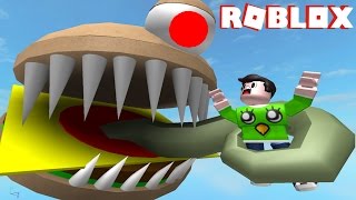 ROBLOX ESCAPE A GIANT BURGER [upl. by Reeher]