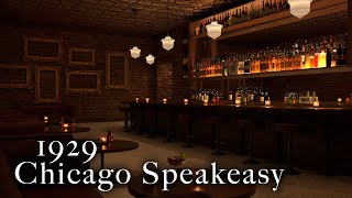 1929 Chicago Speakeasy ASMR Ambience of Golden Age Radio amp Bar Sounds for Studying Relaxing [upl. by Charlet165]