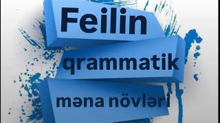 FEILIN QRAMMATIK MƏNA Növləri qrammatika feilazerbaycandili miqabituriyent [upl. by Cherrita]