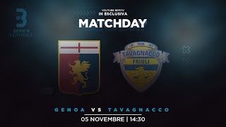 GENOA  TAVAGNACCO  6a GIORNATA SERIE B FEMMINILE [upl. by Raye160]