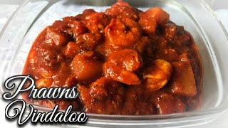 PRAWNS VINDALOO RECIPE IN ENGLISH  SHRIMP VINDALOO  Authentic Goan Cuisine  Goan Recipes [upl. by Ivo]