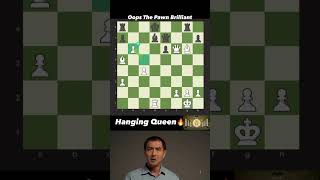 HANGING QUEEN⁉️⚔️🛡️ chess satranc chessgame checkmate trending magnuscarlsen chesscom [upl. by Hortense]