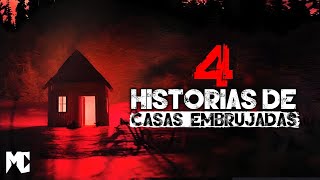 4 Historias aterradoras de CASAS EMBRUJADAS  MundoCreepy [upl. by Boyd]