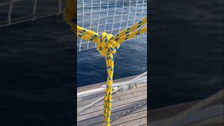 ⛵️⚓️ sailing nodi sailboat howto diy knots tutorial boat barca vela nautica ropes tips [upl. by Ahsal691]