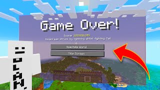 I Died In Minecraft Hardcore Kinda [upl. by Akinorev]