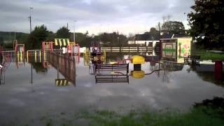 Scenes of Flooding in Skibbereen October 25 2013 [upl. by Lekzehcey]