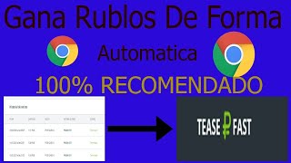 💰 TeaserFast 💰 Gana Rublos para PAYEER  COMPROBANTE DE PAGO🔥 [upl. by Clarhe]