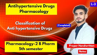 L3। U1। Anti hypersensitive drugs pharmacology। B Pharm 5th semester। Classification amp Use। [upl. by Eartnoed885]