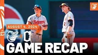 Orioles vs Guardians Game Recap 8424  MLB Highlights  Baltimore Orioles [upl. by Cormier131]