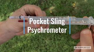 Pocket Sling Psychrometer [upl. by Alben]