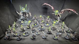 Tyranid Army Showcase 10th Edition Warhammer 40k [upl. by Keg809]