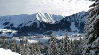 Kleinwalsertal Rietzlern Winterwanderung zum SchwarzwasserBach [upl. by Leahcimed145]