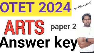 OTET PAPER 2 ARTS ANSWER KEY SIR ODIA   Otet answer key 2024  SIR odia [upl. by Ahsinej]