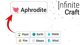 How to make Aphrodite in infinite craft  infinity craft [upl. by Owades]