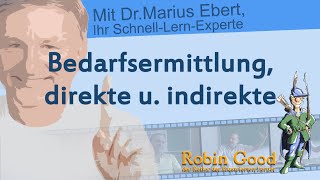 Bedarfsermittlung direkte u indirekte [upl. by Aidam]