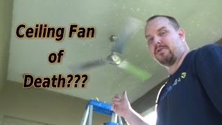 Review Install Westinghouse Industrial 56quot ThreeBlade Ceiling Fan [upl. by Robson862]