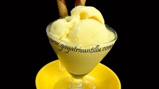 Mango Icecream  మాంగో ఐస్ క్రీమ్  Natural Fruits Gelato  Andhra Telugu Sweets [upl. by Novaat]