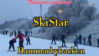 Skistar Hammarbybacken skidåkning ⛷️ skiing [upl. by Bluefarb]